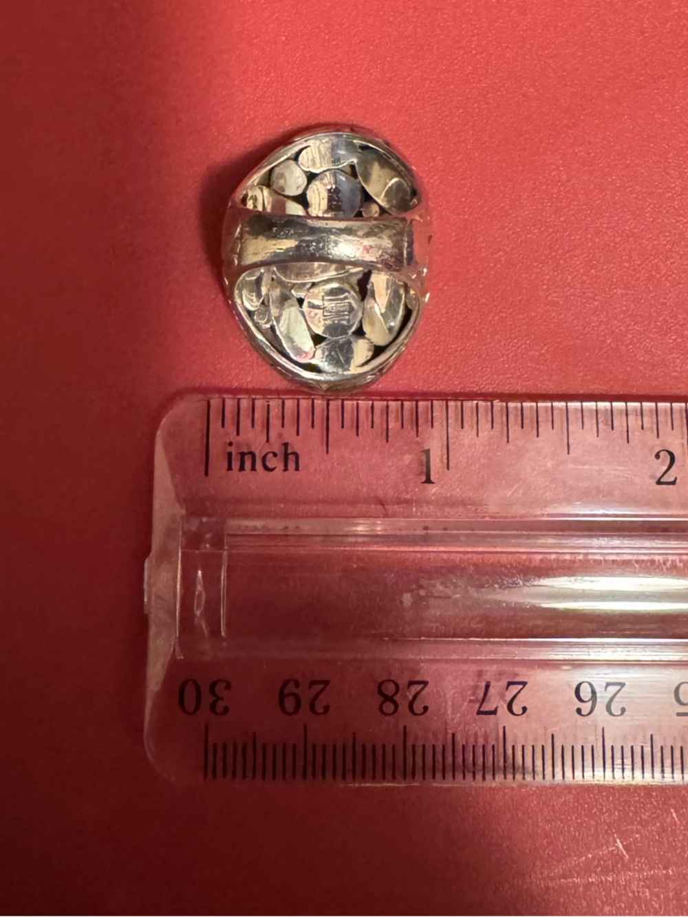 John Hardy Kali Pebble Saddle Design Ring - Picture 10 of 10